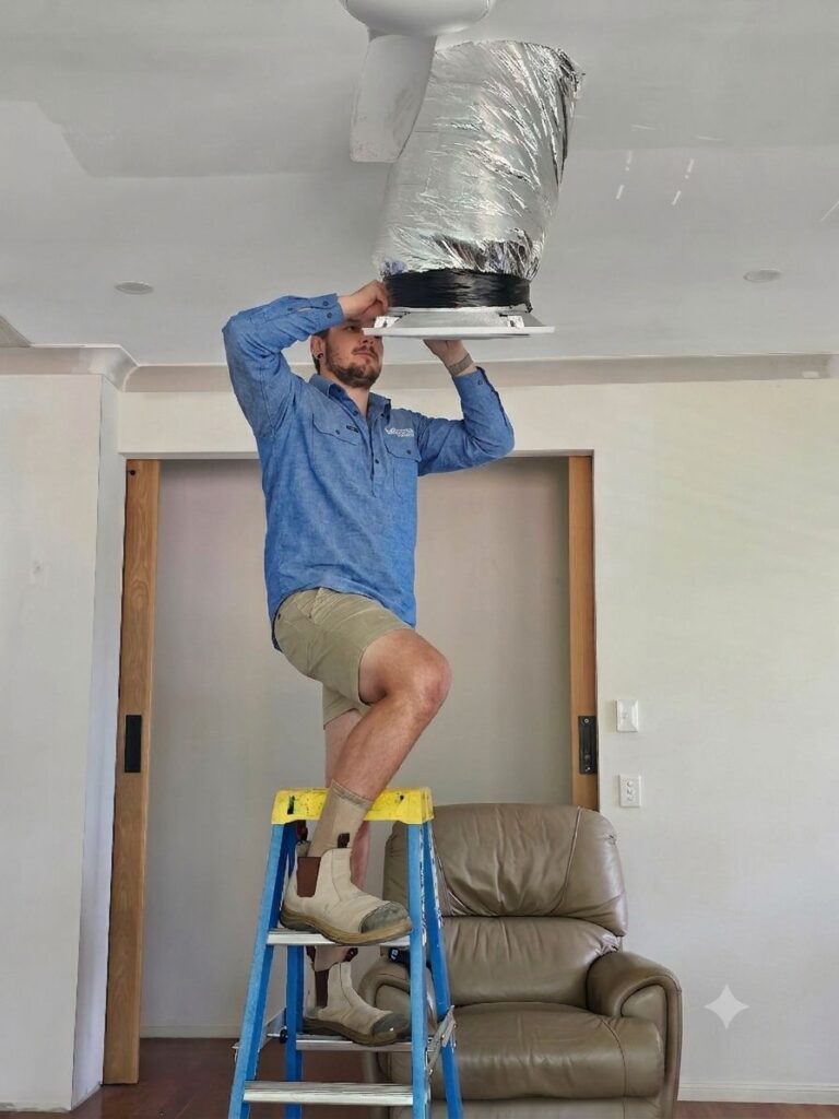 Installing New Ducted Air Con